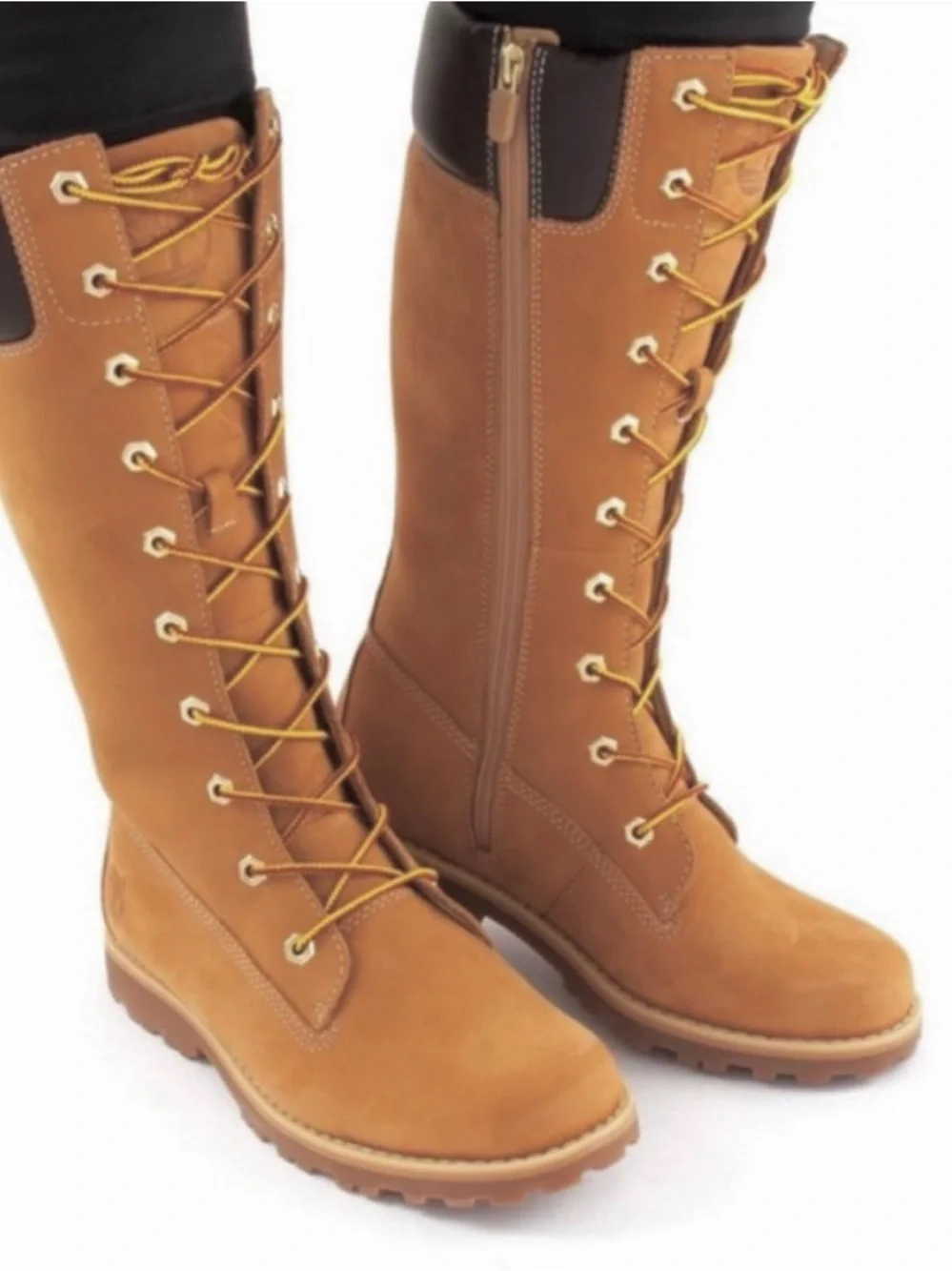 TIMBERLAND Premium Waterproof Calf High Boots Wheat Size Women’s 8.5-9